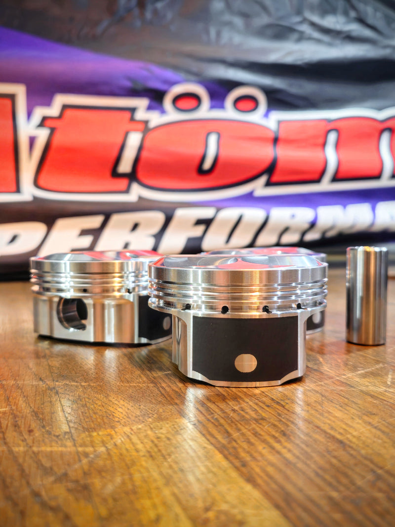 Load image into Gallery viewer, Atomic Barra Forged Pistons | Made by Icon
